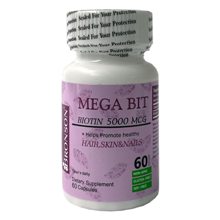 قرص بیوتین 5000 میکروگرم برونسون