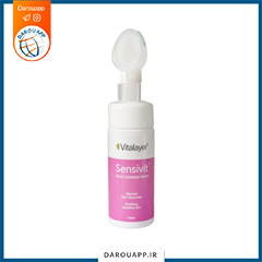 فوم شستشوی صورت ویتالیر مدل سنسی ویت ۱۵۰ میلی لیتر