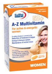 مکمل A Z مولتی ویتامین بالای 50 سال یوروویتال